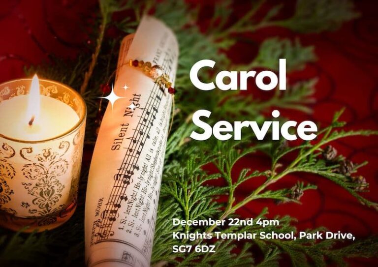 Carols by Candlelight flyer