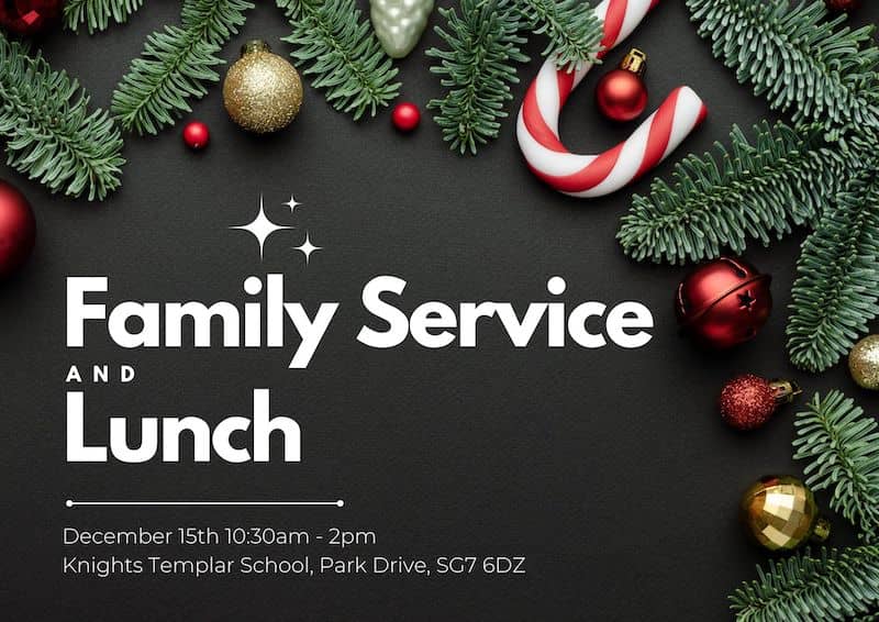 Family Service and Lunch flyer